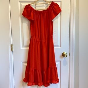 Wassio coral dress